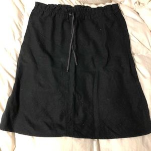 Black linen skirt from H&M. Size 8